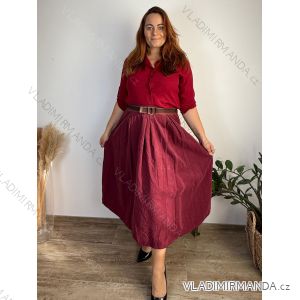 Damen Warmes Langarmkleid (L / XL ONE SIZE) ITALIAN FASHION IM421MIA