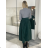 Damen Warmes Langarmkleid (L / XL ONE SIZE) ITALIAN FASHION IM421MIA