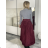 Damen Warmes Langarmkleid (L / XL ONE SIZE) ITALIAN FASHION IM421MIA S / M / L schwarz