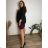 Set elegante Jacke Langarm und Hose Damen (S / M ONE SIZE) ITALIAN FASHION IMM211392 44 schwarz