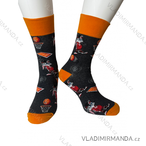 Herrensocken schwach (42-46) POLISH MODA DPP20003  oranžová