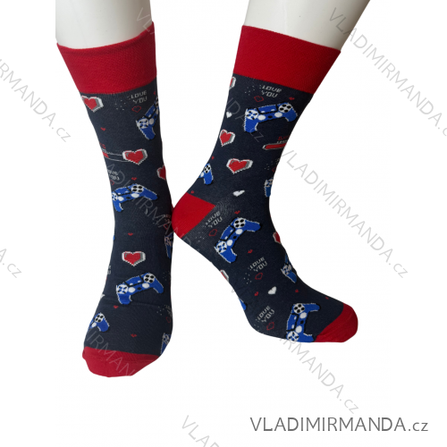 Herrensocken schwach (42-46) POLISH MODA DPP20003  rot