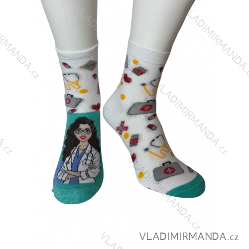 Happy Doctor Damensocken (35-37,38-40) POLISH FASHION DPP23DOKTORKA