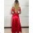 Langes Carmen-Partykleid für Damen (S/M/L EINHEITSGRÖSSE) ITALIAN FASHION IM324302