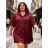 Elegante Hose mit Gürtel für Damen (S/M/L ONE SIZE) ITALIAN FASHION IM425057