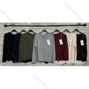 Damen-Strickpullover mit langen Ärmeln (Einheitsgröße S/M) ITALIAN FASHION IMWDT23005