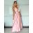 Langes, elegantes, ärmelloses Kleid für Damen (Einheitsgröße S/M) ITALIAN FASHION IMPDY23MDUE991505 beige S / M / L