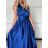 Langes, elegantes, ärmelloses Kleid für Damen (Einheitsgröße S/M) ITALIAN FASHION IMPDY23MDUE991505 beige S / M / L