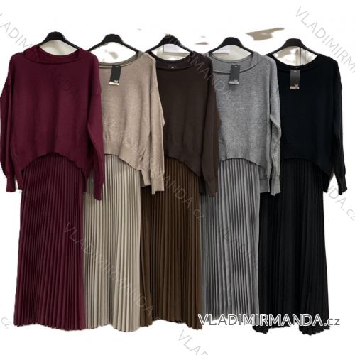 Ärmellose Jacke mit langen Ärmeln (uni sl) ITALIENISCHE Mode IMC17326