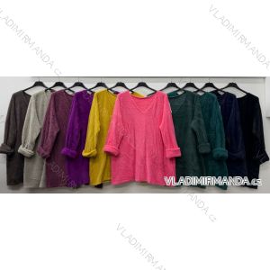 Übergroßer Langarm-Strickpullover für Damen (54/56/58 Einheitsgröße) ITALIAN FASHION IM425687