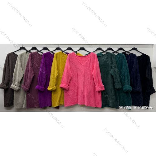 Übergroßer Langarm-Strickpullover für Damen (54/56/58 Einheitsgröße) ITALIAN FASHION IM425687