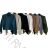 Langärmliges, leichtes Damen-Kapuzensweatshirt mit Reißverschluss, übergroß (52/54/56 ONE SIZE) ITALIAN FASHION IMC25359