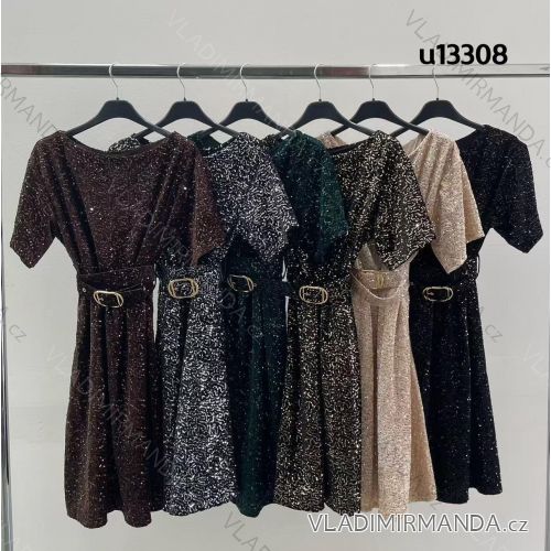 Kurzes, ärmelloses Icecool-Sommerkleid für Damen (S/M EINHEITSGRÖSSE) ITALIAN FASHION IMM23177