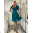 Kurzes, lässiges Kurzarmkleid für Damen (Einheitsgröße S/M) ITALIAN FASHION IMPSH236544