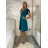 Kurzes, lässiges Kurzarmkleid für Damen (Einheitsgröße S/M) ITALIAN FASHION IMPSH236544