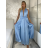 Elegantes Hemd Langarm Damen Kleid (S / M ONE SIZE) ITALIAN FASHION IMWY21734