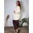 Jacke dünne lange Ärmel Frauen (UNI XS-M) ITALIENISCHE MODE IM120049 50/52/54 Wein