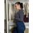 Eleganter Icecool-Overall für Damen (M/L, XL/XXL) AINUOSI ITALIAN FASHION IMB232785