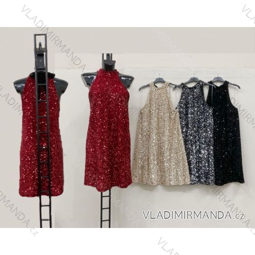 Kurzes, ärmelloses Icecool-Sommerkleid für Damen (S/M EINHEITSGRÖSSE) ITALIAN FASHION IMM23177