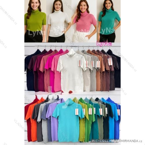Langärmliger Pelzpullover für Damen (S/M/L ONE SIZE) ITALIAN FASHION IMWCH25116