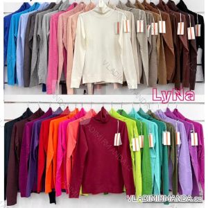 Langärmliger Pelzpullover für Damen (S/M/L ONE SIZE) ITALIAN FASHION IMWCH25116