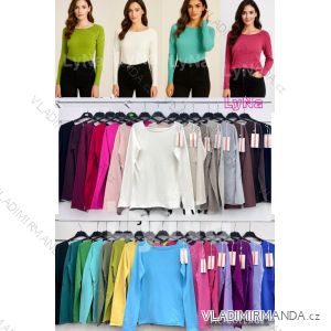 Langärmliger Pelzpullover für Damen (S/M/L ONE SIZE) ITALIAN FASHION IMWCH25116