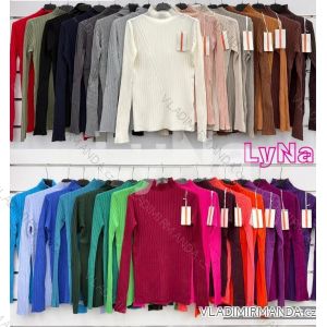 Langärmliger Pelzpullover für Damen (S/M/L ONE SIZE) ITALIAN FASHION IMWCH25116