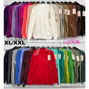 Langärmliger Pelzpullover für Damen (S/M/L ONE SIZE) ITALIAN FASHION IMWCH25116