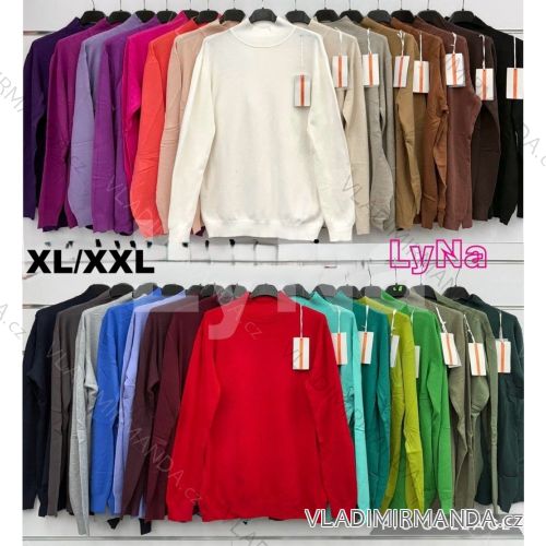 Langärmliger Pelzpullover für Damen (S/M/L ONE SIZE) ITALIAN FASHION IMWCH25116