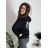 Langärmlige Bomberjacke für Damen (Einheitsgröße S/M/L) ITALIAN FASHION IMWD23470 S / M / L braun