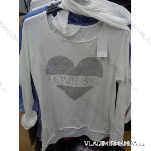 T-Shirt langarm (uni sl) ITALIENISCHE Mode IMC170115
