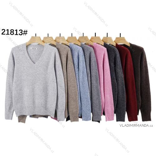 Leichter Kurzarmpullover für Damen (S/M/L ONE SIZE) ITALIAN FASHION IMWKK252585