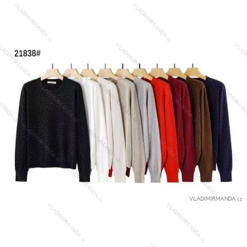 Leichter Kurzarmpullover für Damen (S/M/L ONE SIZE) ITALIAN FASHION IMWKK252585