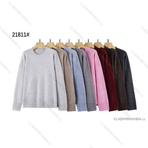 Leichter Kurzarmpullover für Damen (S/M/L ONE SIZE) ITALIAN FASHION IMWKK252585