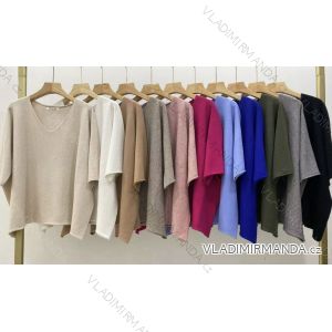 Leichter Kurzarmpullover für Damen (S/M/L ONE SIZE) ITALIAN FASHION IMWKK252585