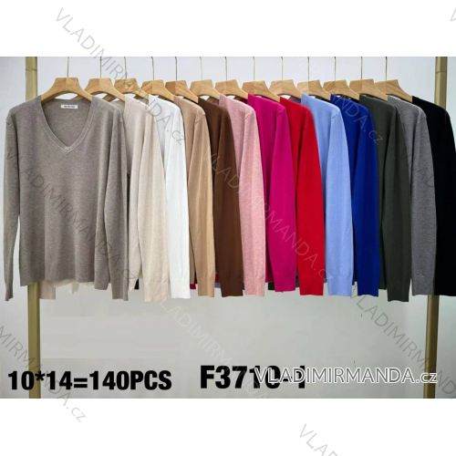 Leichter Kurzarmpullover für Damen (S/M/L ONE SIZE) ITALIAN FASHION IMWKK252585