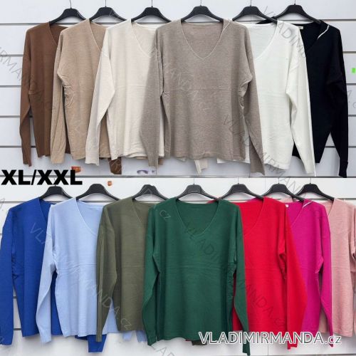 Leichter Kurzarmpullover für Damen (S/M/L ONE SIZE) ITALIAN FASHION IMWKK252585