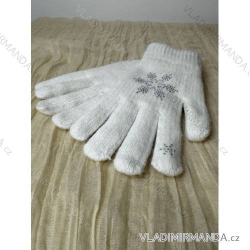 Damen-Fingerhandschuhe (Einheitsgröße) AURA.VIA AURA25NK3187 EINHEITSGRÖSSE weiß