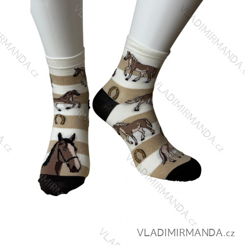 Happy Doctor Damensocken (35-37,38-40) POLISH FASHION DPP23DOKTORKA  beige