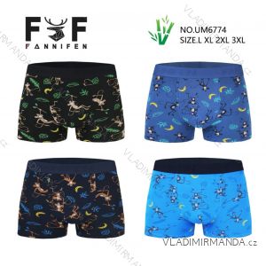 Herren-Boxershorts aus Bambus, Oversize (L-3XL) FNF25UM6774