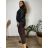 Übergroße Stretch-Jogginghose für Damen (50/52 EINHEITSGRÖSSE) ITALIAN FASHION IM425016