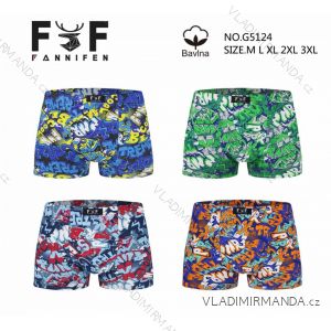Herren-Boxershorts aus Baumwolle, Oversize (M-3XL) FNF25G5124