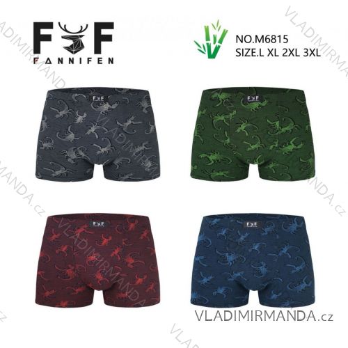 Herren-Boxershorts aus Bambus, Oversize (L-3XL) FNF25M6815