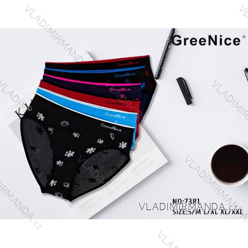 Damen-Slips in Übergrößen (S/M - L/XL - XL/2XL) GREENICE GRE257381