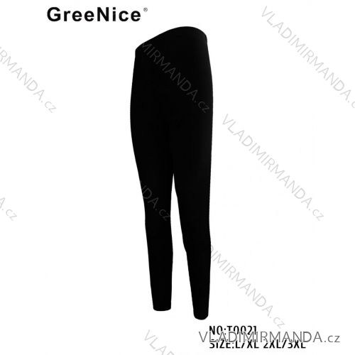 Lange Damenleggings, Oversize (L/XL - 2XL/3XL) GREENICE GRE25T0021