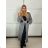 Langer Damen-Strickcardigan mit langen Ärmeln (Einheitsgröße S/M/L) ITALIENISCHE MODE IMPLI258091