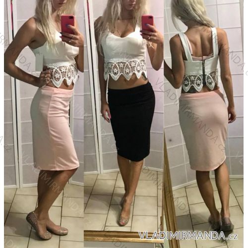 Sommer-Frauenkleid (uni sl) ITALIENISCHE Mode IM9177583
