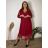 ITALIENISCHER MODEKATALOG Pullover, Tunika, T-Shirt, Kleid, Rock, Mantel, Jacke IMWMY24  Wein