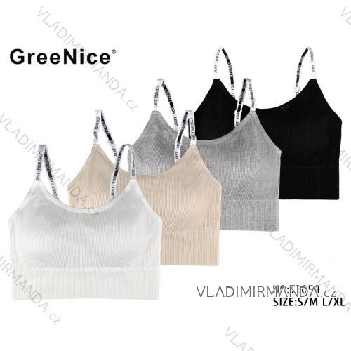 Trägerloses Damen-Crop-Top (S/M - L/XL) GREENICE GRE25T3059