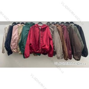 Damen-Lederjacke mit langen Ärmeln (Einheitsgröße S/M) ITALIAN FASHION IMPDY231SSH8223